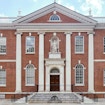 A photograph of the front of the American Philosophical Society building.