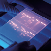 Image of genetic sequencing