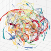 Microbial Model: Even CBIOMES’ simplified models of ocean microbial life can generate extraordinary complexity. Here, a machine-learning tool has distilled one model’s output into a three-dimensional representation of the abundance of 51 types of microbes. Each colored streak represents a different ocean province with a consistent phytoplankton community