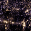 A photograph of a galaxy-like scene.