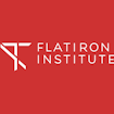 Flatiron Institute logo on a red background
