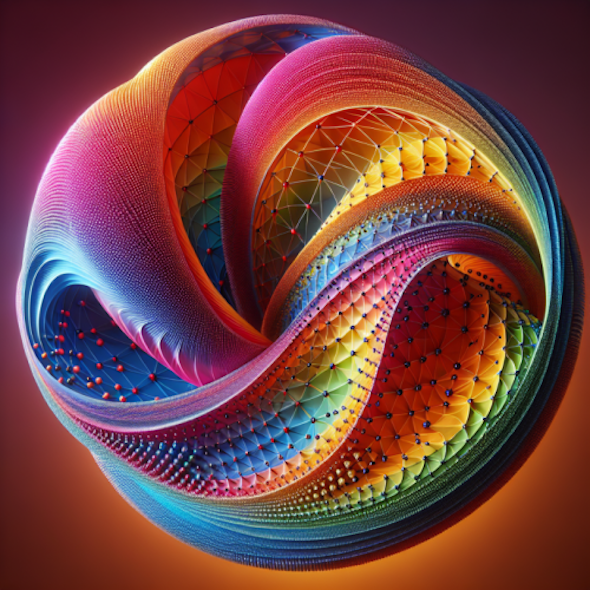 Cartoon picture of the moduli space of curves of genus g and the family of curves over this moduli space.
