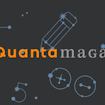 Quanta magazine logo on top of some science images like a pencil, DNA and numbers