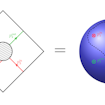 Illustration of the Simons Collaboration on Celestial Holography.
